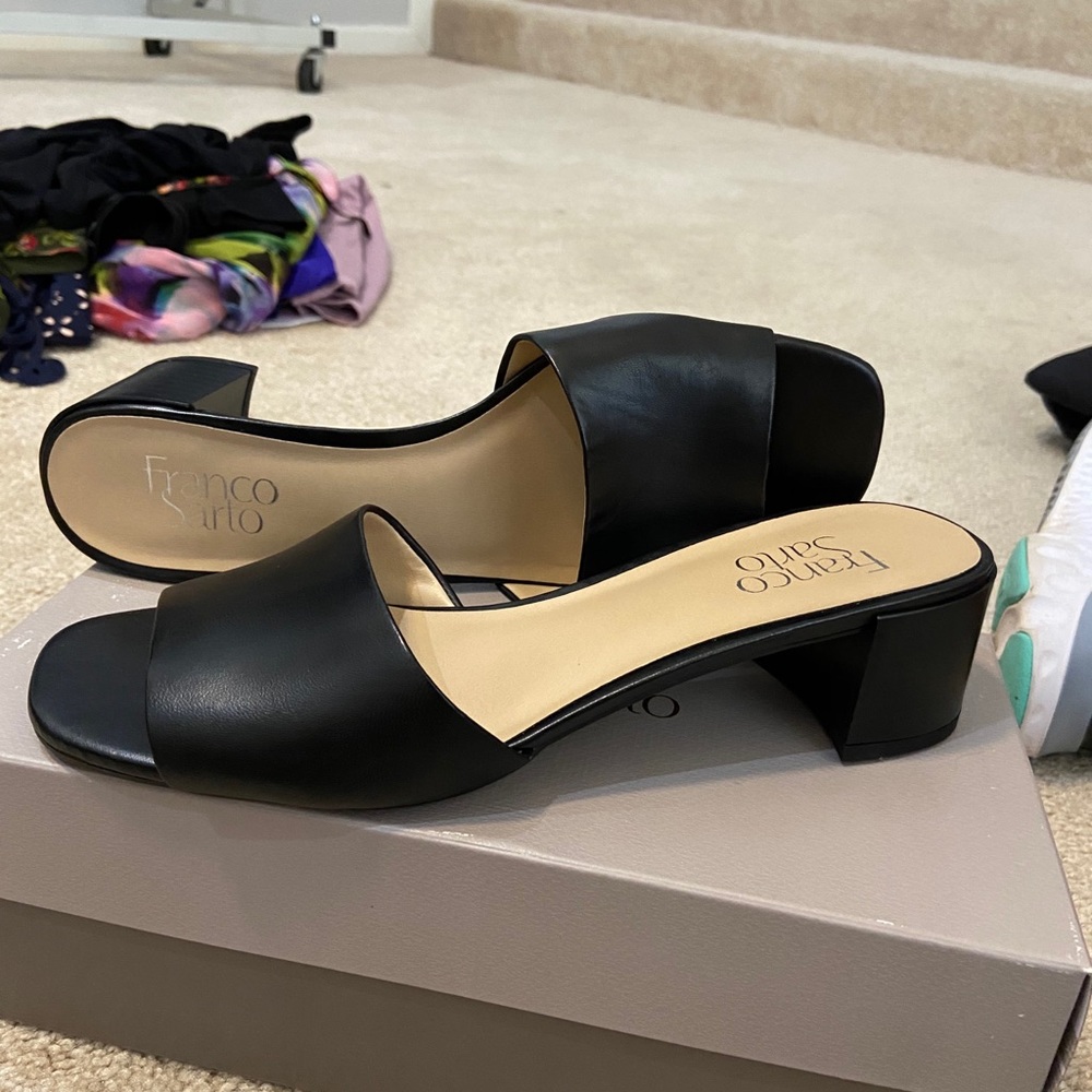 FrancoSarto black sandals